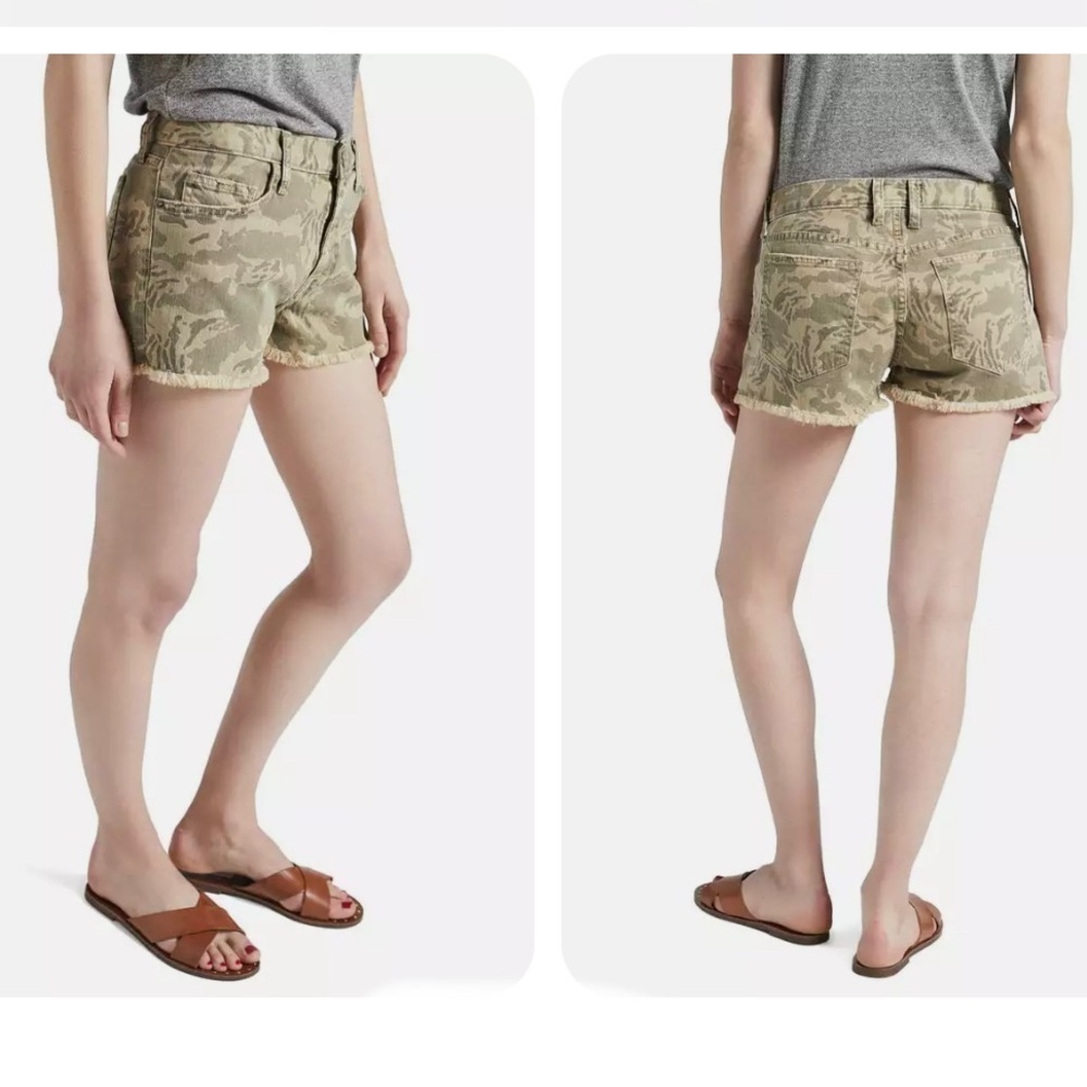 Current Elliott Camo Shorts